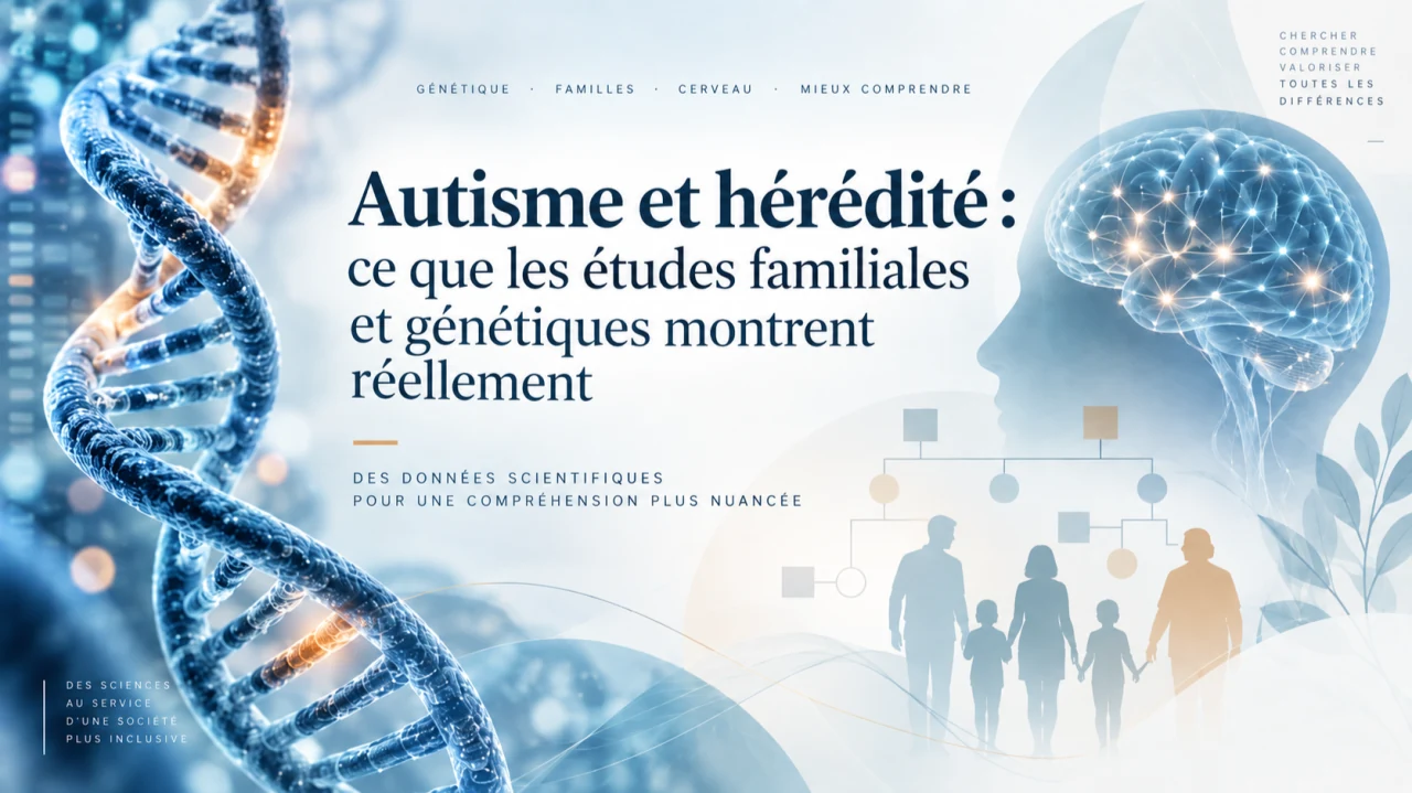 Illustration de l’article Autisme et hérédité : ce que les études familiales et génétiques montrent réellement