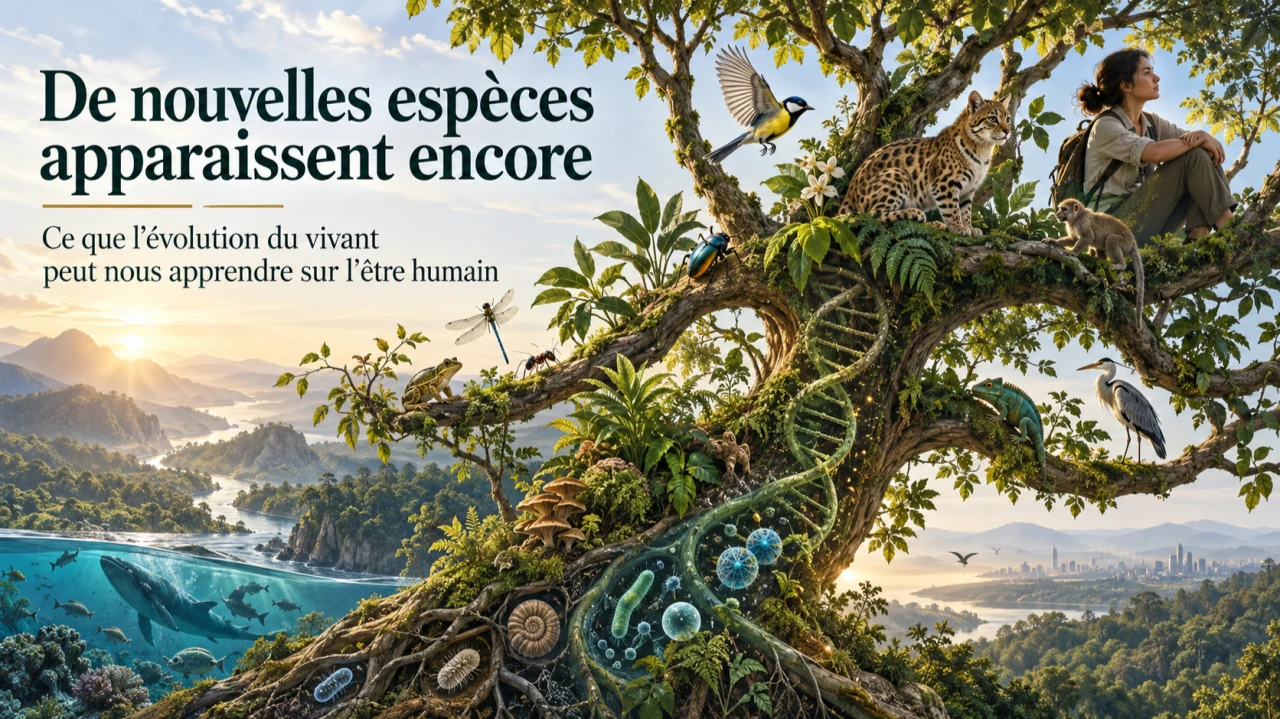 Illustration de l’article De nouvelles espèces apparaissent encore. Ce que l’évolution du vivant peut nous apprendre sur l’être humain