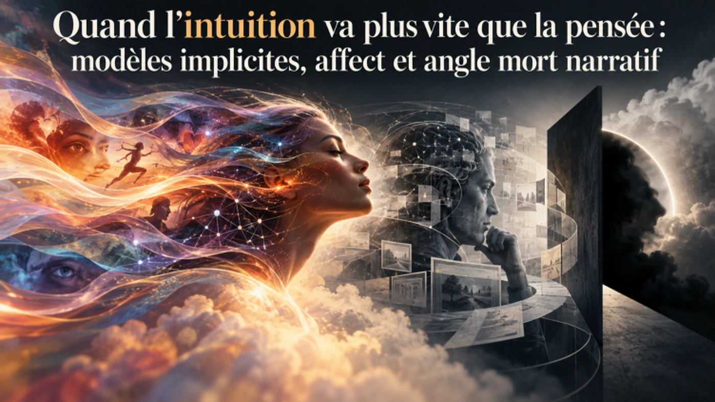 Quand l’intuition va plus vite que la pensée : modèles implicites, affect et angle mort narratif